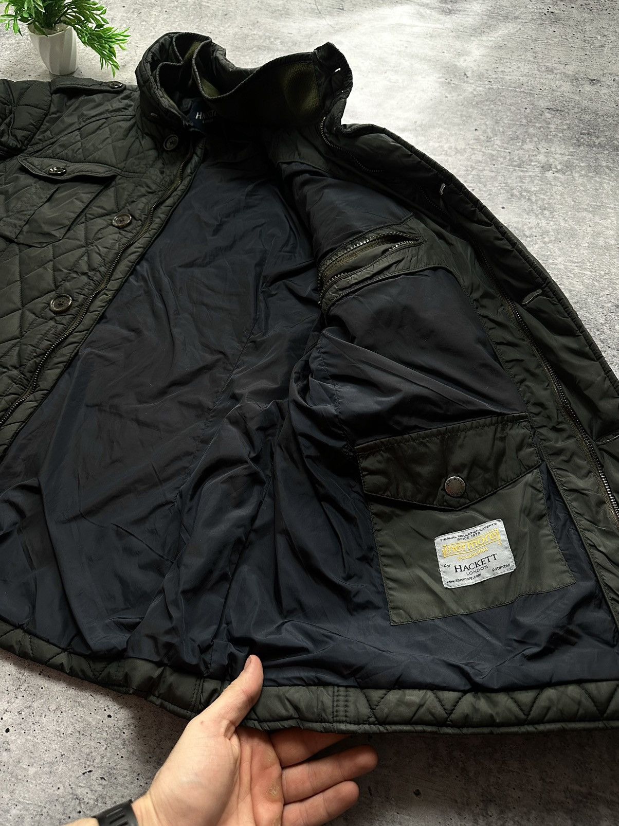 Hackett Hackett Quilted Insulated Hype Y2K Jacket Utility Size US XXL / EU 58 / 5 - 8 Thumbnail