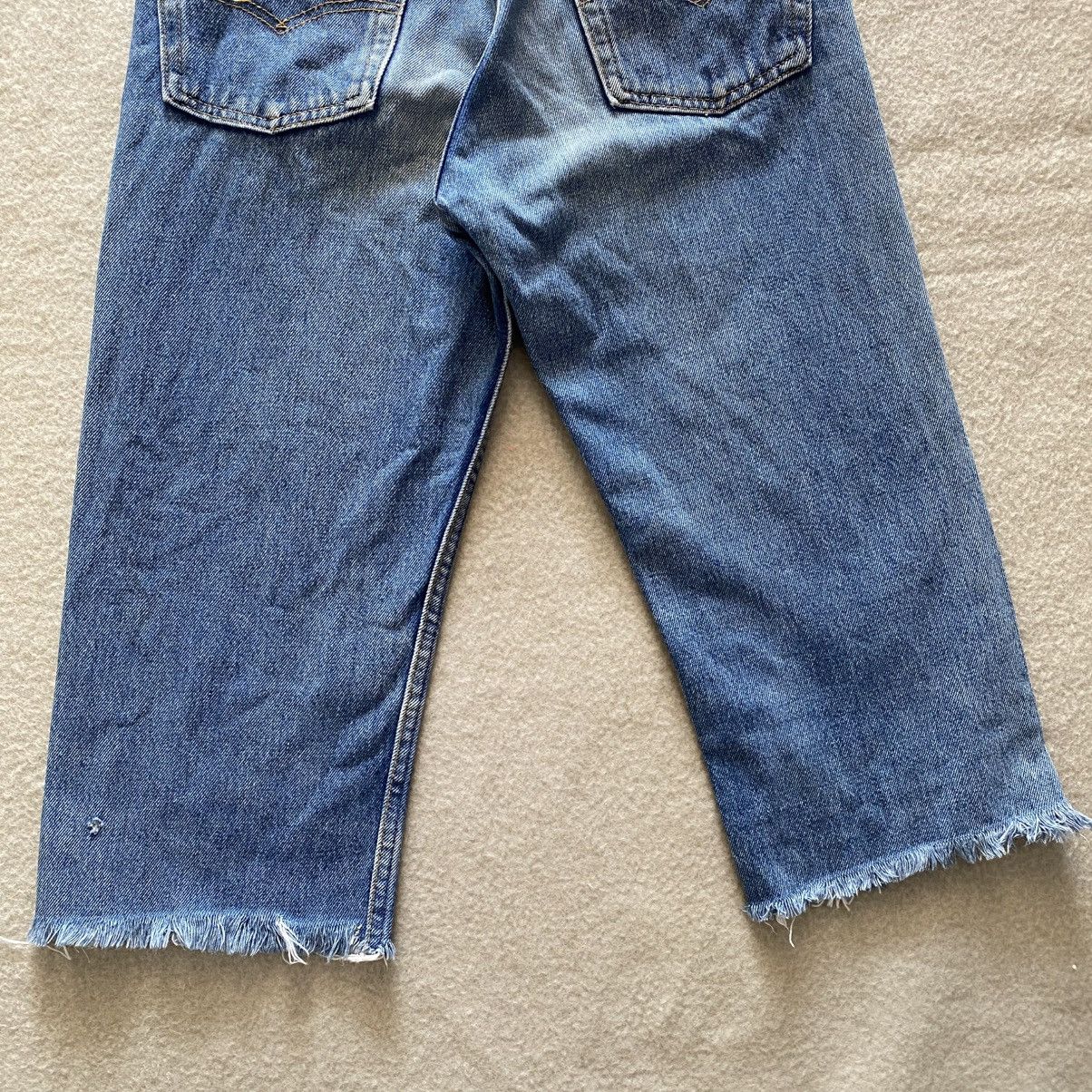 Levi's Vintage Clothing × Vintage Vintage 90's Levis 501 Distressed Cropped Jeans W27 Size 27" / US 4 / IT 40 - 6 Thumbnail