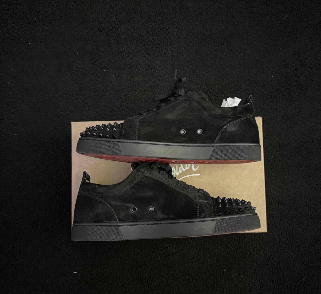 Christian Louboutin Christian Louboutin Junior Flat ‘Black’ Size US 12.5 / EU 45-46 - 2 Thumbnail