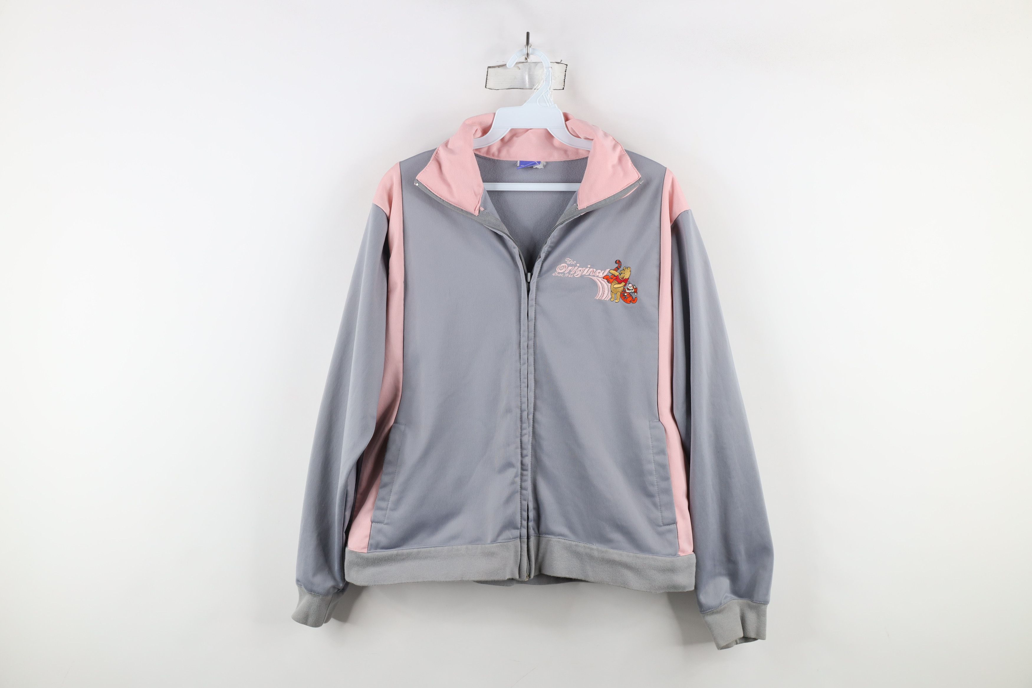 Disney × Vintage Vintage 90s Disney Winnie the Pooh Full Zip Track Jacket Size L / US 10 / IT 46 - 1 Thumbnail