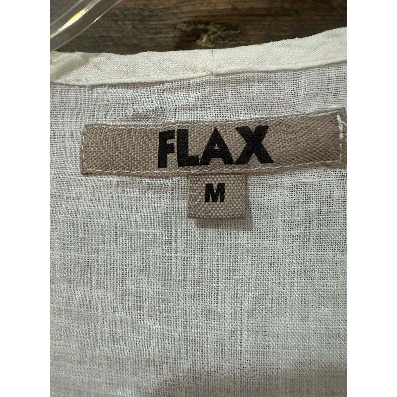 FLAX Flax NWOT white linen maxi sleeveless dress slits size Mediu Size M / US 6-8 / IT 42-44 - 4 Thumbnail