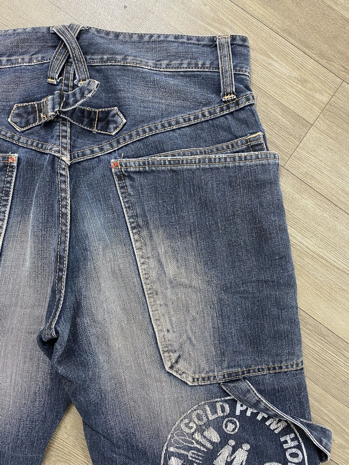 PPFM PPFM Platation Multipocket The Dessert Fox Distressed Jeans Size US 31 - 14 Thumbnail