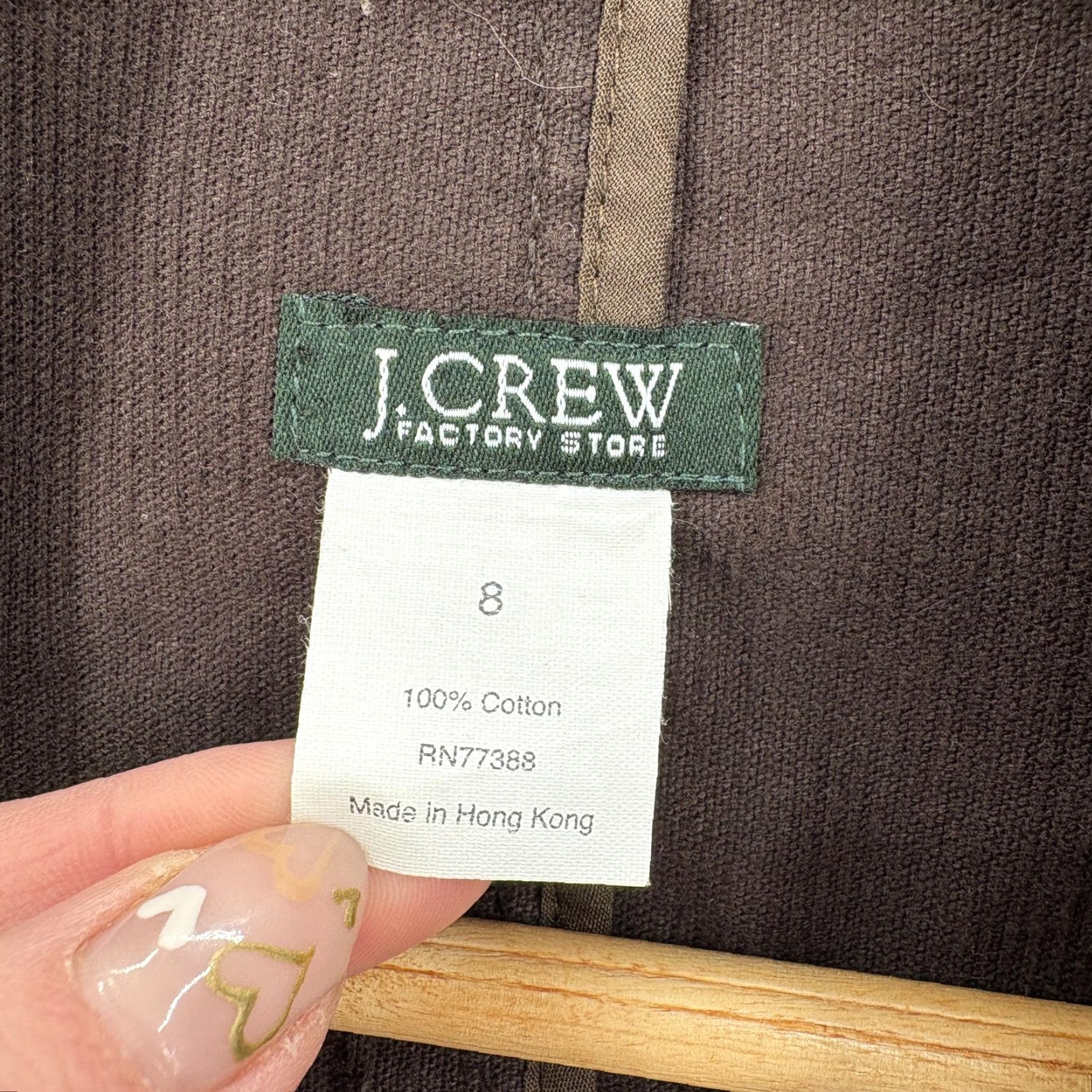 J.Crew VINTAGE J.CREW Blazer Womens 8 Corduroy Button Front Brown Short Jacket Casual Business Size M / US 6-8 / IT 42-44 - 4 Thumbnail