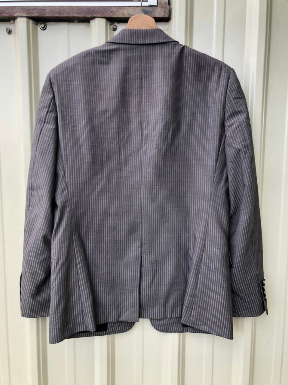 Japanese Brand × Vintage × semanticdesign Semantics Design Stripes Blazer Jacket Size US M / EU 48-50 / 2 - 2 Thumbnail