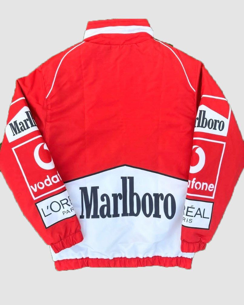 Japanese Brand MARLBORO UNISEX FORMULA 1 RACING JACKET VINTAGE OUTERWEAR Size US L / EU 52-54 / 3 - 2 Thumbnail