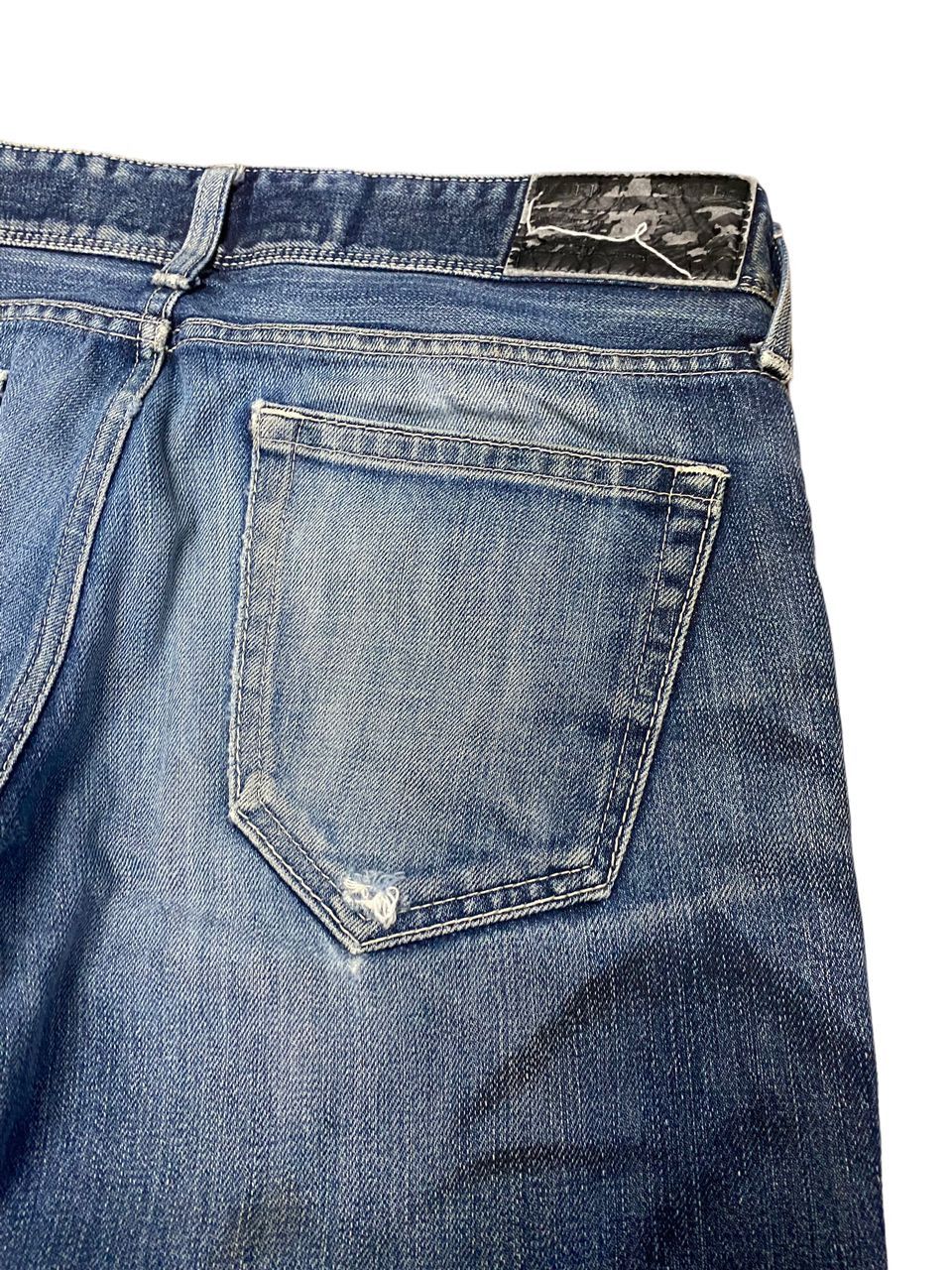 If Six Was Nine 💥FLARE 💥MURDER LICENSE BOOTCUT DISTRESSED DENIM Size US 32 / EU 48 - 8 Thumbnail