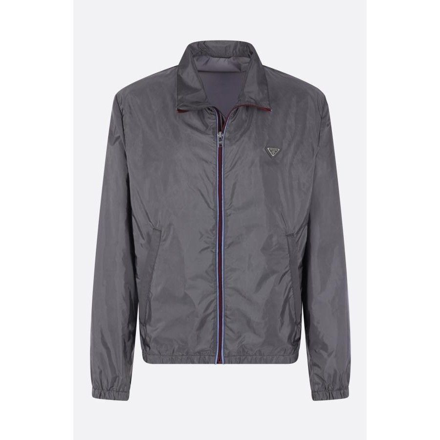 Prada PRADA Dark Gray Re Nylon Windbreaker Jacket New & Authentic Size US L / EU 52-54 / 3 - 1 Thumbnail