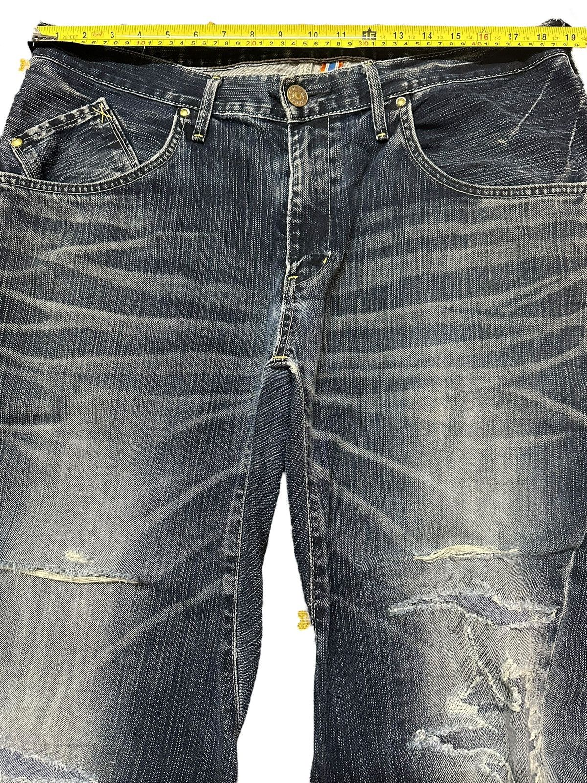 Other Edwin Exclusive Vintage Function Distressed Baggy Jeans Size US 36 / EU 52 - 12 Thumbnail