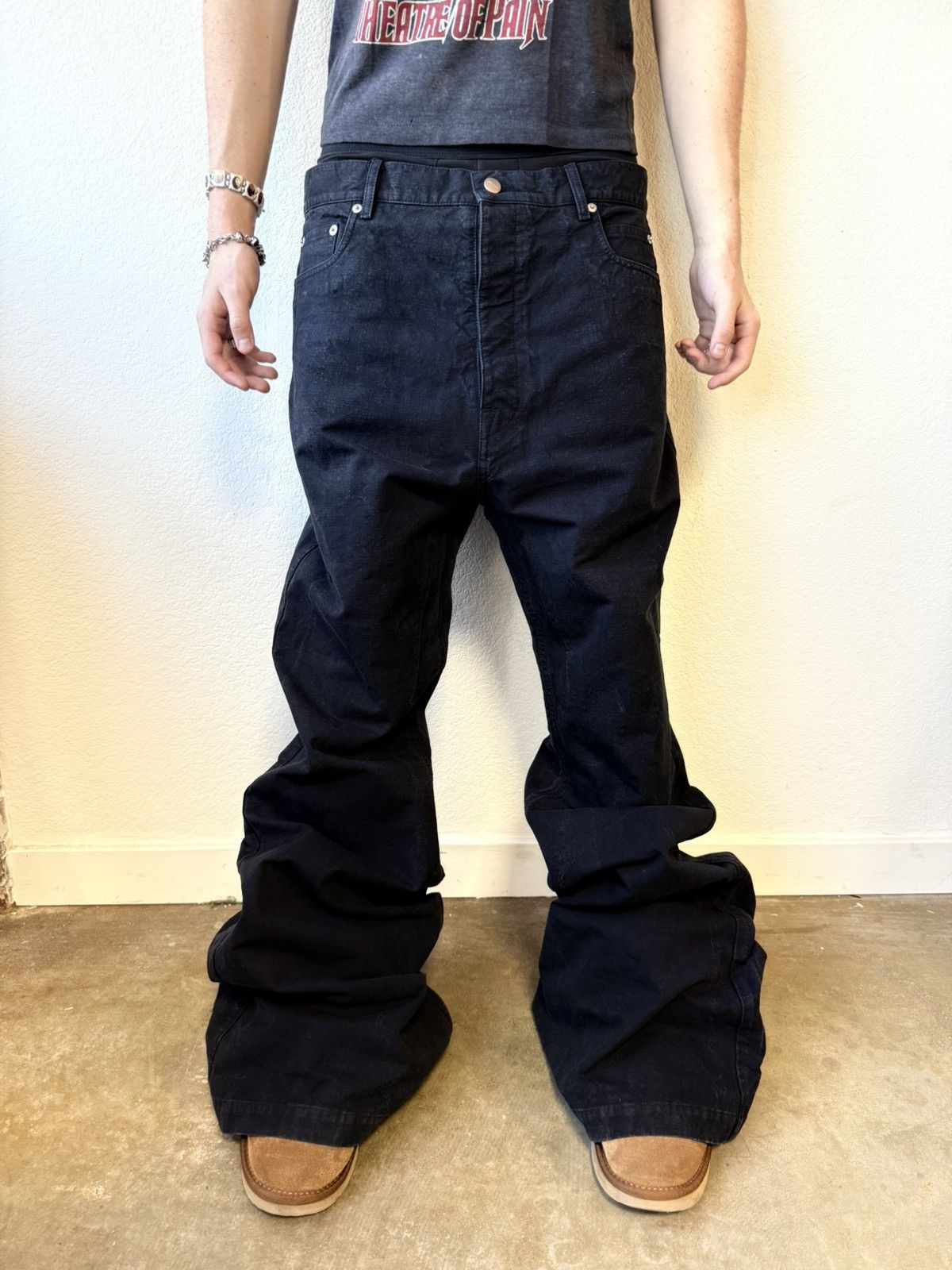 Rick Owens Bloan Flared Jeans