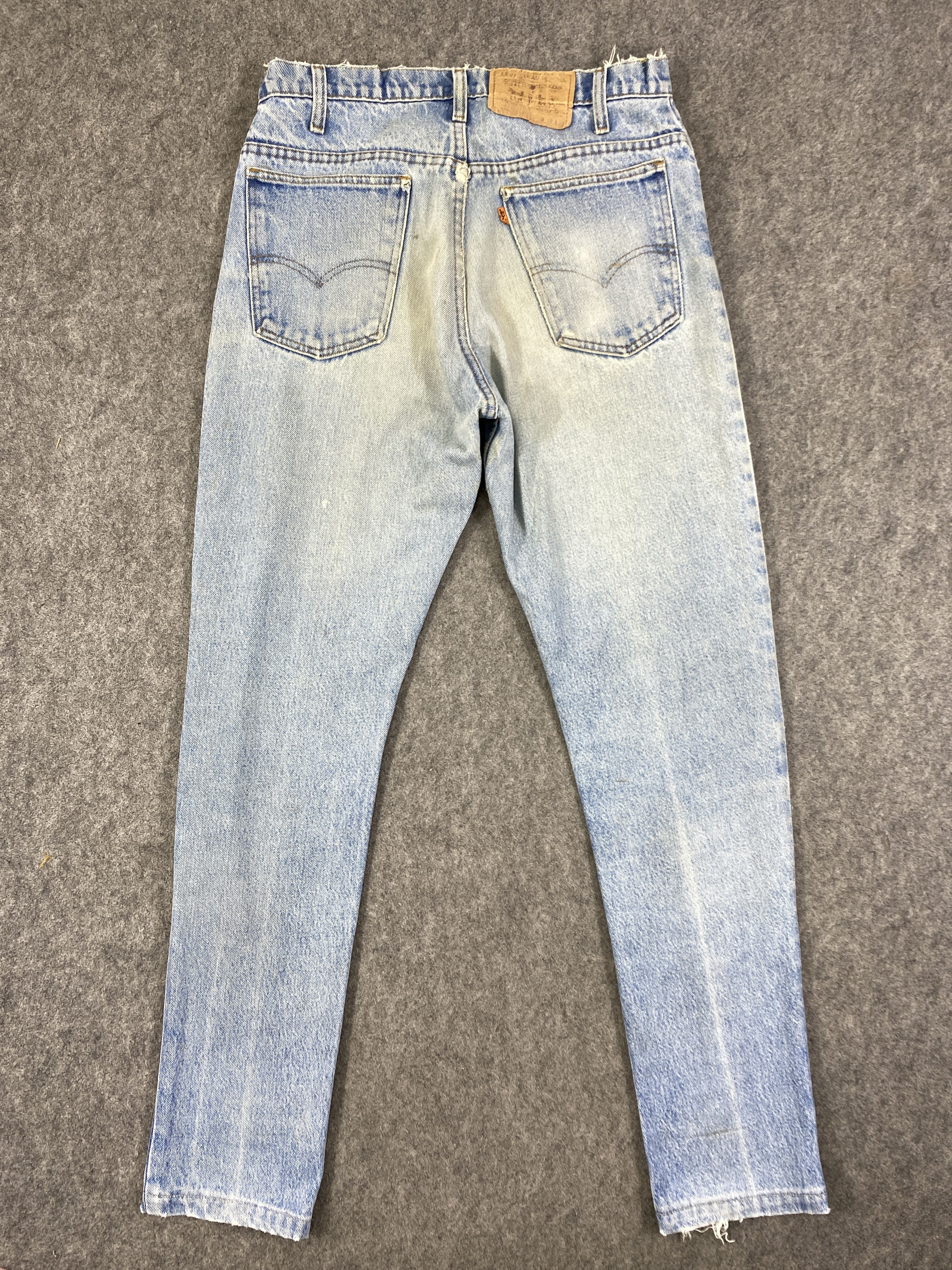 Levi's Light Blue Wash Vintage Levis 509 Orange Tab 31x30.5 -JN3233 Size US 31 - 2 Thumbnail