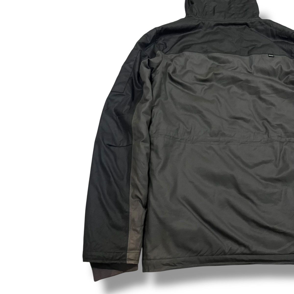 Hurley × Vintage HURLEY WAXED JACKET HOODIE FUR LINED Size US M / EU 48-50 / 2 - 10 Thumbnail