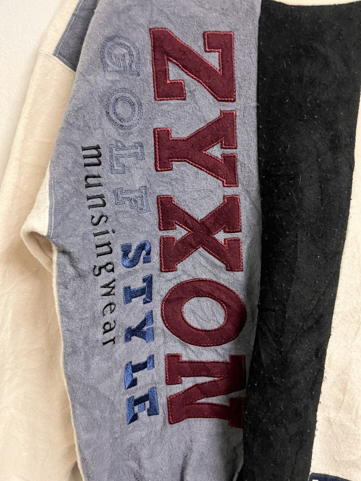 Original Penguin 💥Vintage 90s Munsingwear Zyxon Golf Fleece Size US M / EU 48-50 / 2 - 4 Thumbnail