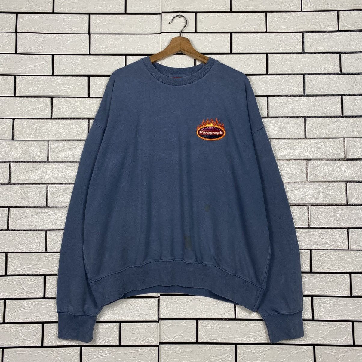 Japanese Brand Vintage Sweatshirt Skateboard Pob Paragraph Size US M / EU 48-50 / 2 - 2 Thumbnail