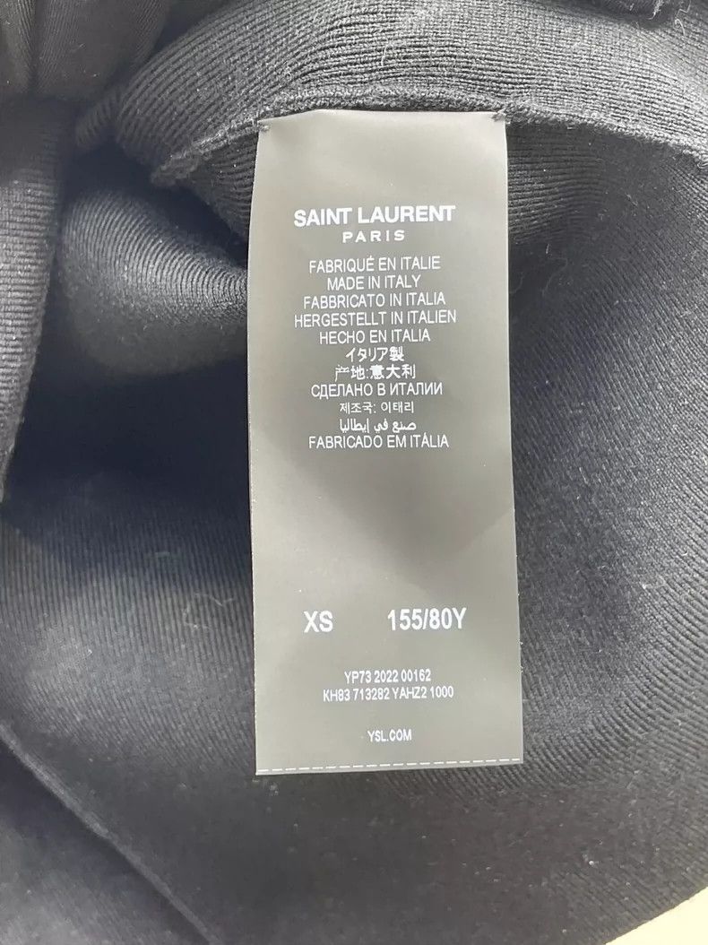 Yves Saint Laurent saint laurent Black wool knit strapless dress 2503-Nextarro Size XS / US 0-2 / IT 36-38 - 6 Thumbnail