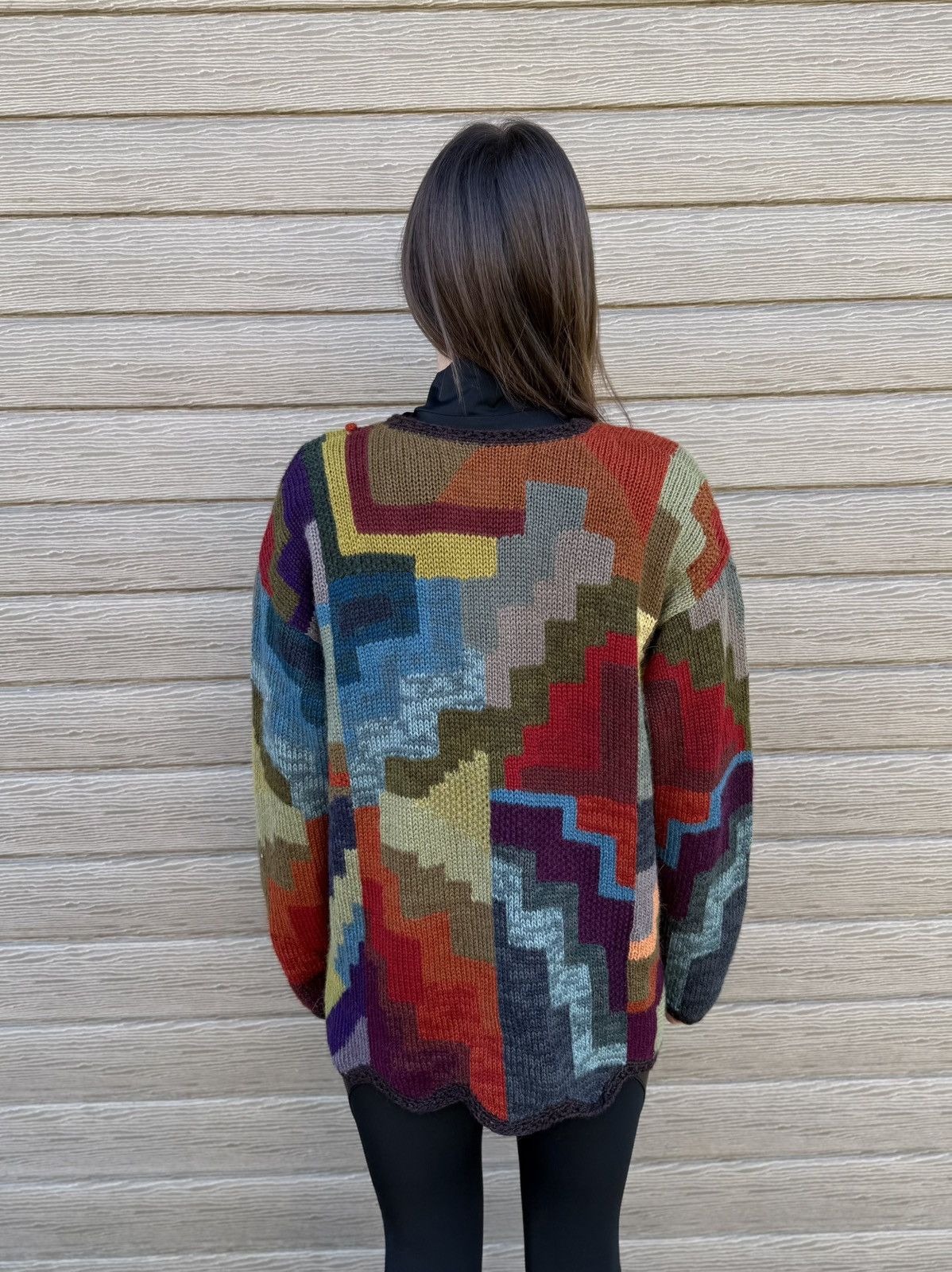 Other Peruvian Connection Alpaca Sweater Intarsia Knit Women M Size M / US 6-8 / IT 42-44 - 8 Thumbnail