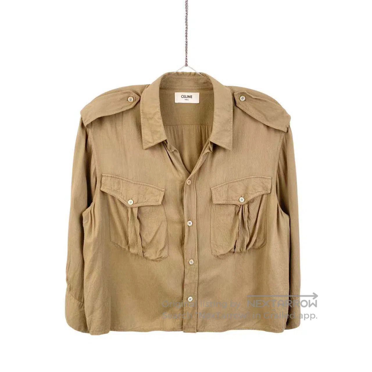 Celine Celine Single-breasted long-sleeved shirt| Size XS / US 0-2 / IT 36-38 - 1 Thumbnail