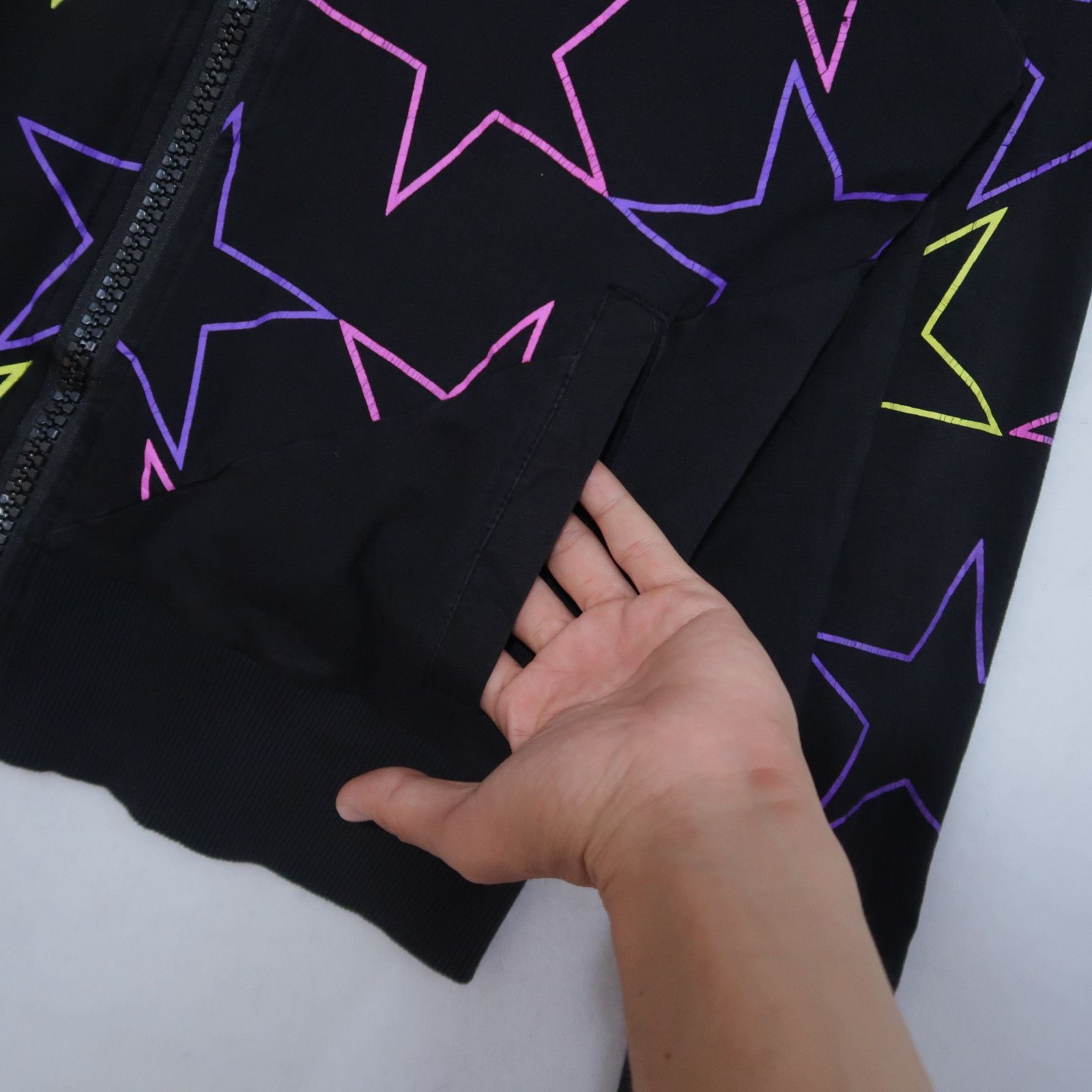 20471120 Vintage 90s Lover's Rock Hyoma Star Patchwork Jacket Size US M / EU 48-50 / 2 - 9 Thumbnail