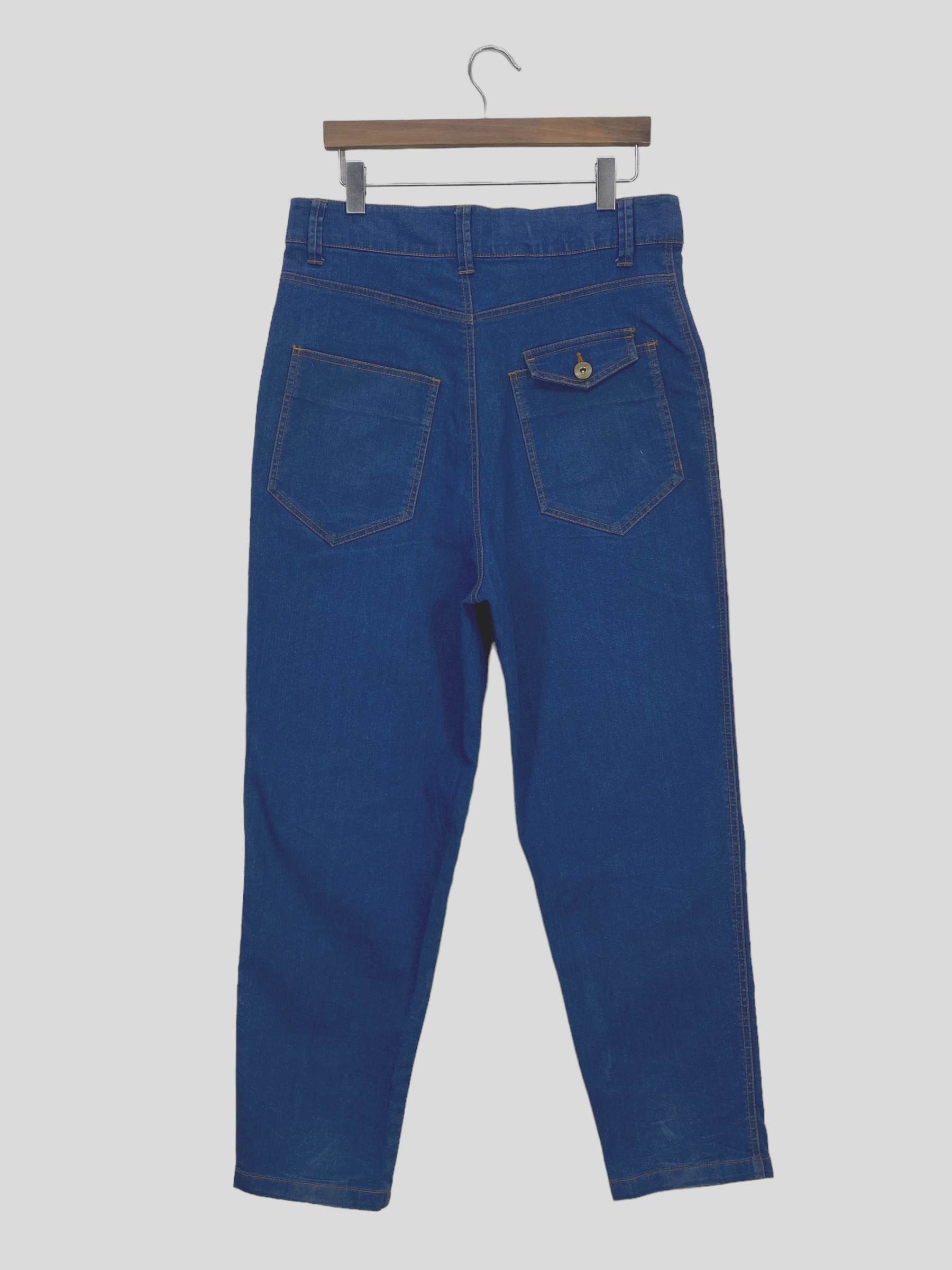 Japanese Brand Loose Pants Tapered Leg Pants Size US 33 - 2 Thumbnail
