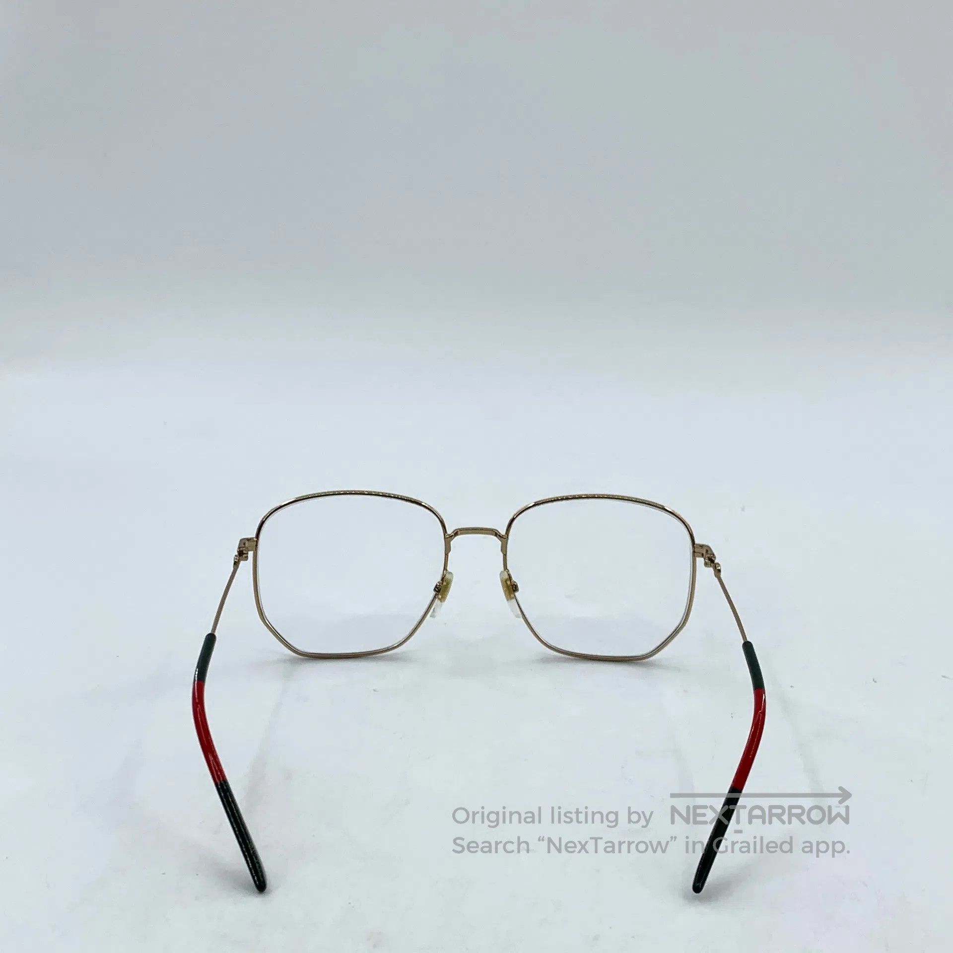 Gucci Guicci Black Square Transparent Lens Optical Glasses| Size ONE SIZE - 4 Thumbnail