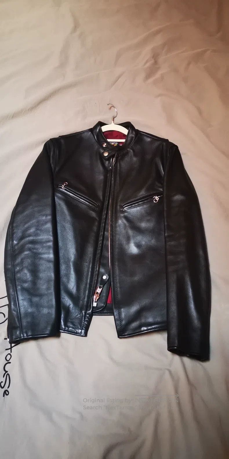 Schott Schott 641 Leather Jacket Size US S / EU 44-46 / 1 - 1 Thumbnail