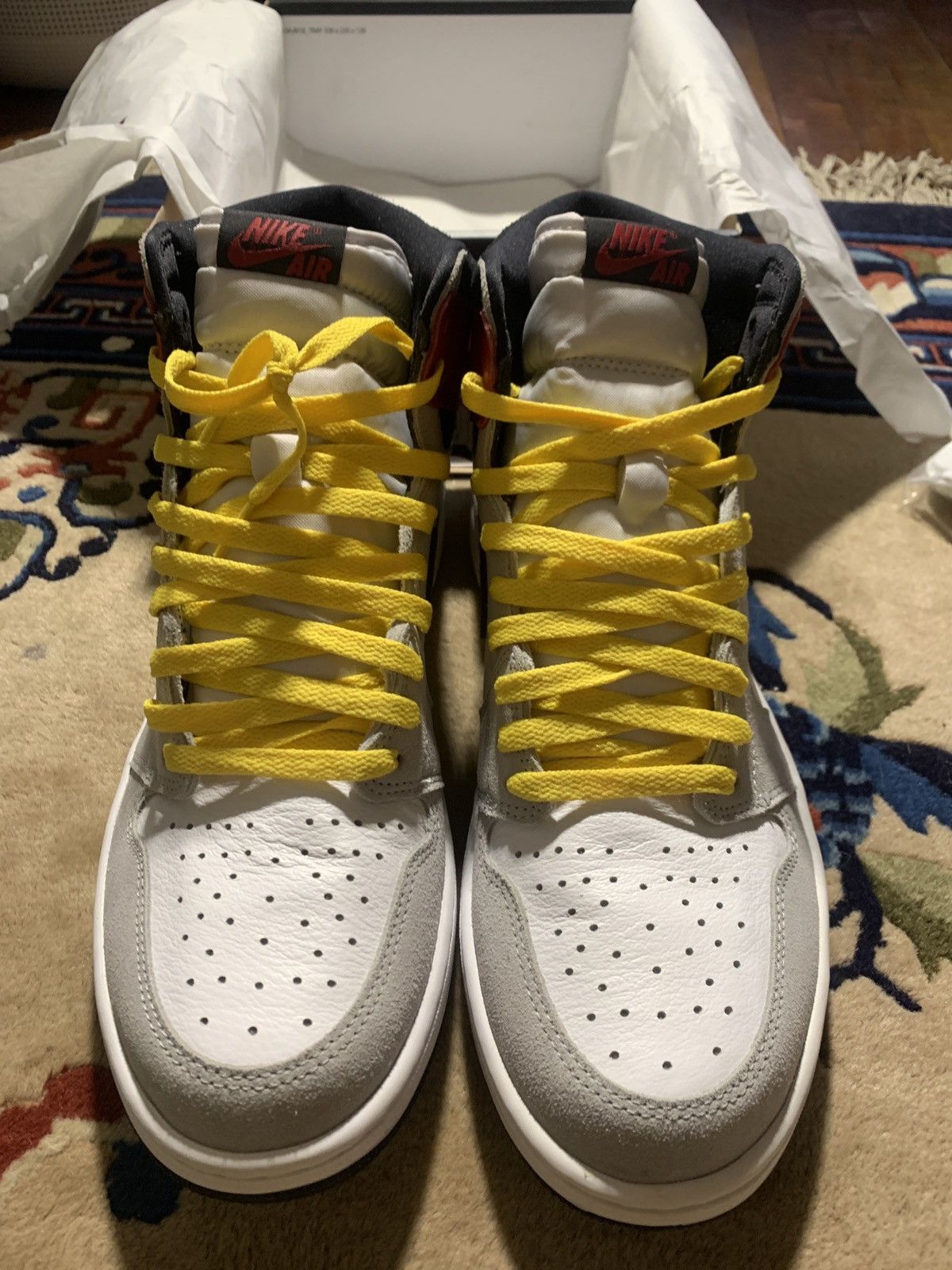 Nike Jordan 1 high. Smoke grey Size US 12 / EU 45 - 4 Thumbnail