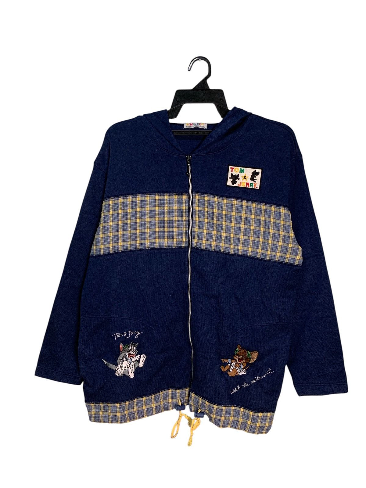 Japanese Brand Rare Design Vintage Tom & Jerry Graphic Print Zip-up Hoodie Size L / US 10 / IT 46 - 1 Thumbnail
