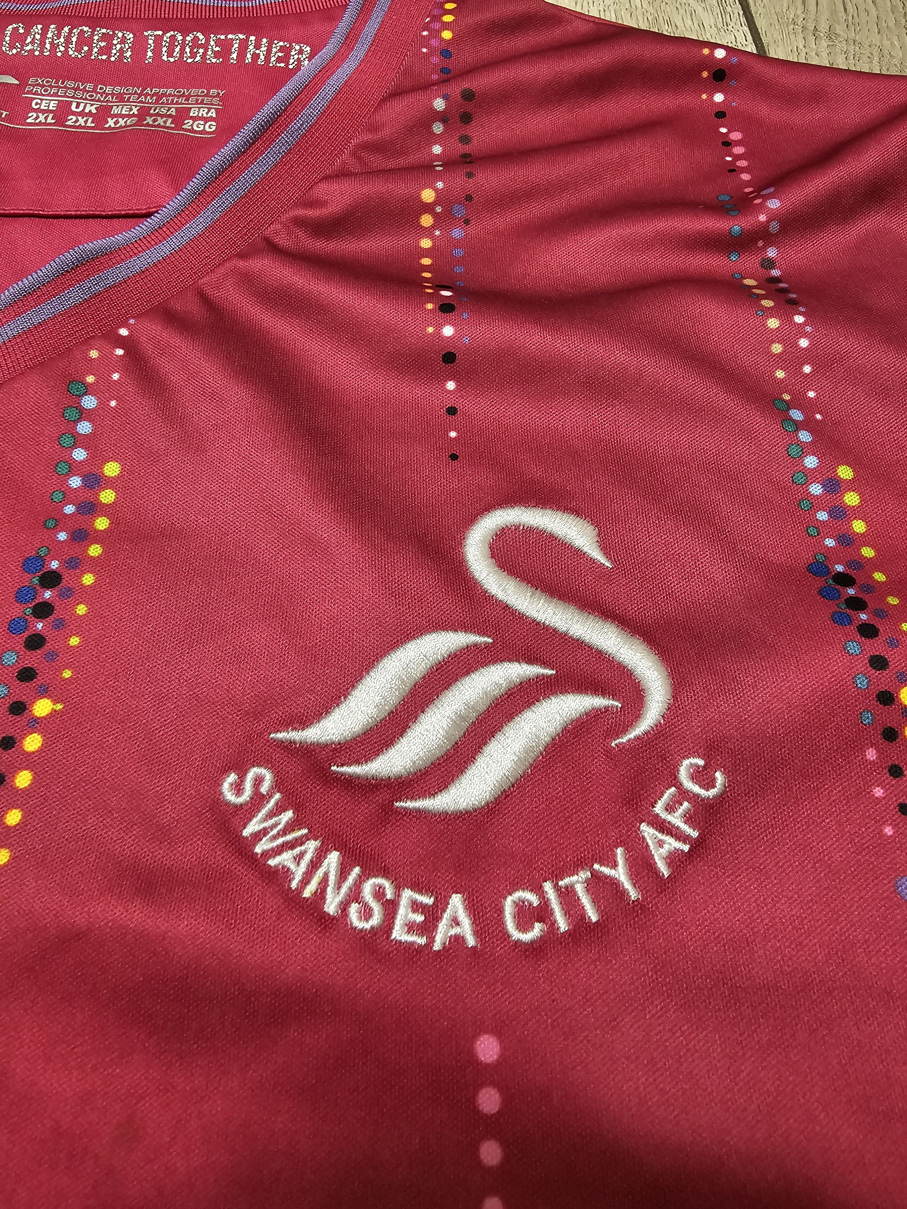 All Sport SWANSEA CITY 2023 2024 THIRD FOOTBALL SHIRT SOCCER JERSEY Size US XXL / EU 58 / 5 - 4 Thumbnail