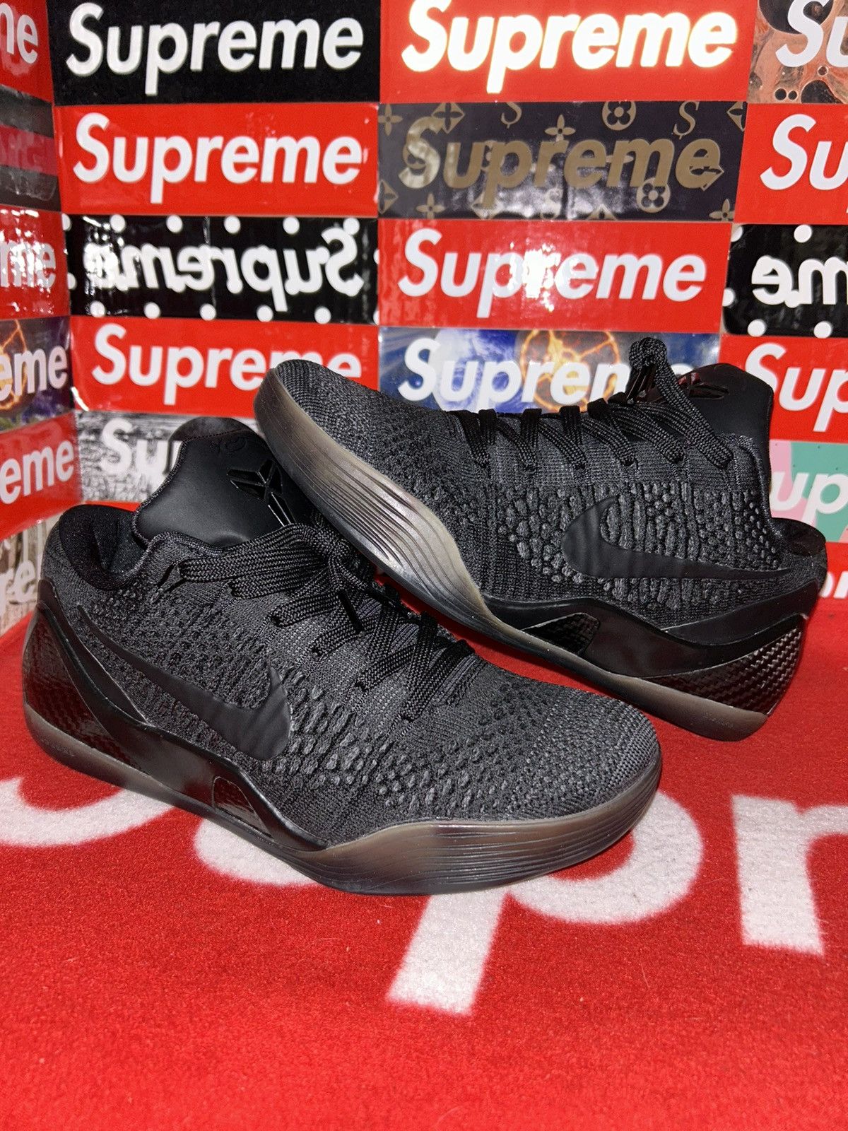 Nike Nike Kobe 9 Elite Low 'Blackout' 677992-993 nikeID size 8 Size US 8 / EU 41 - 2 Thumbnail