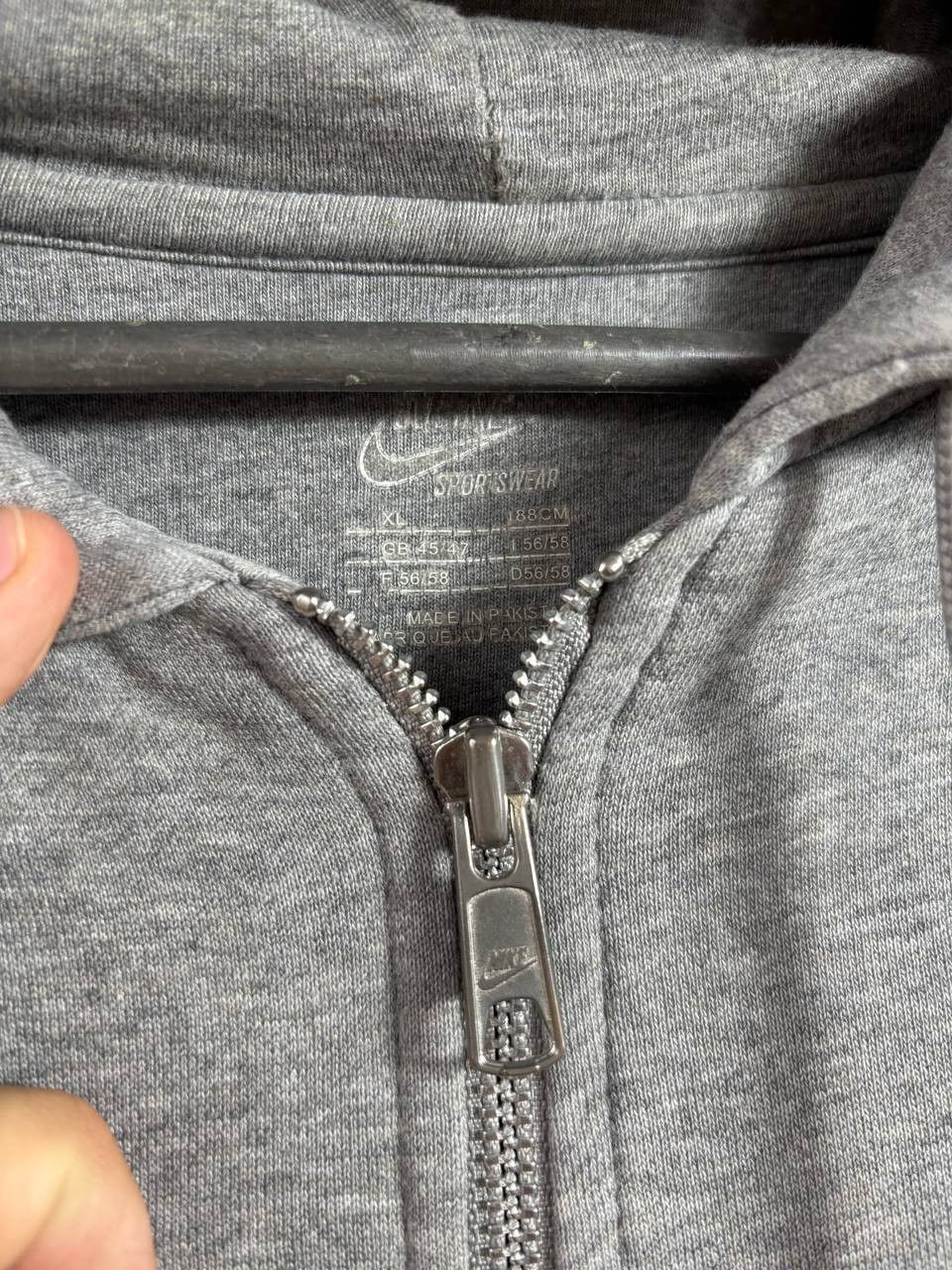 Nike Nike Baggy Oversized Bazed Gray Hoodie Size US XL / EU 56 / 4 - 6 Thumbnail