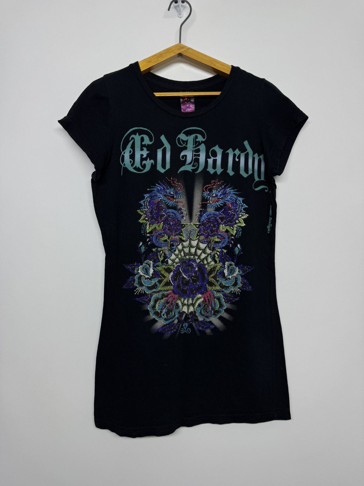 Ed Hardy RARE ED HARDY DOUBLE LOGO T-SHIRT Size M / US 6-8 / IT 42-44 - 6 Thumbnail