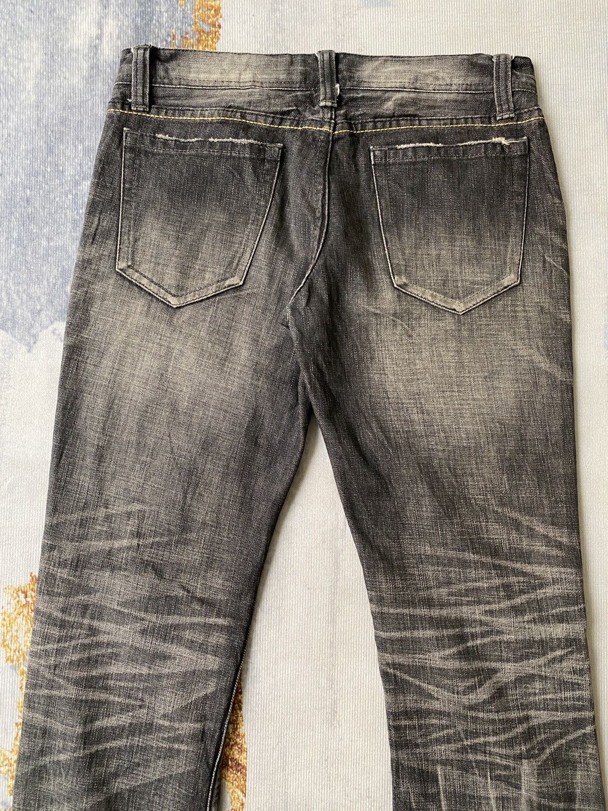 Japanese Brand 2000s The Murder License Claw Marks Flare Denim Size US 31 - 13 Thumbnail