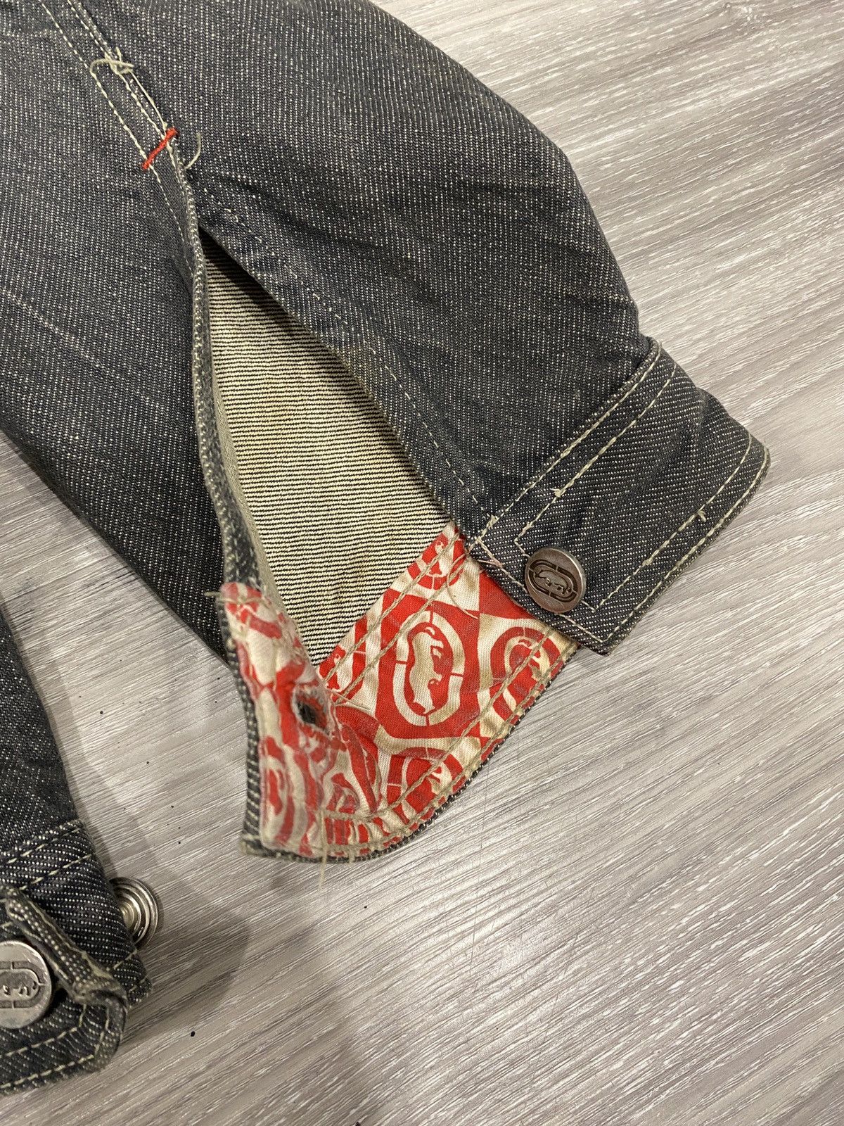 Ecko Unltd. Ecko Unltd Complex Sleeve Denim Jacket Baggy Y2K Size US L / EU 52-54 / 3 - 4 Thumbnail