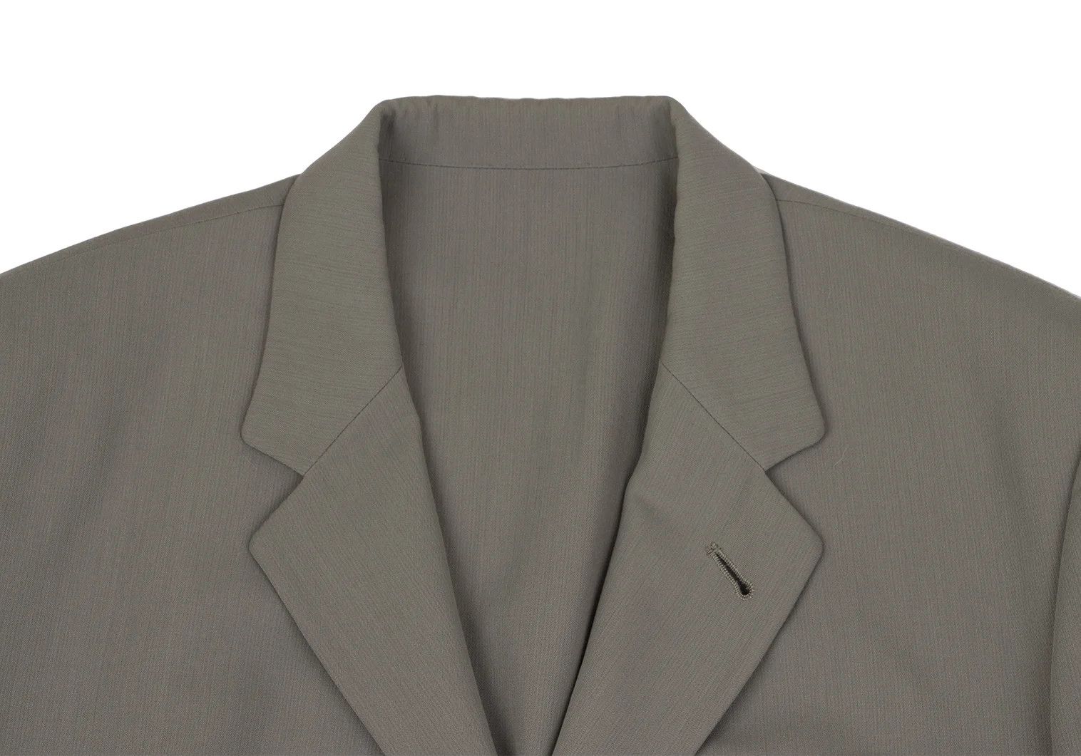 Jean Paul Gaultier Nylon-Wool Blended Tailored Jacket in Khaki Size 50 Size US M / EU 48-50 / 2 - 3 Thumbnail