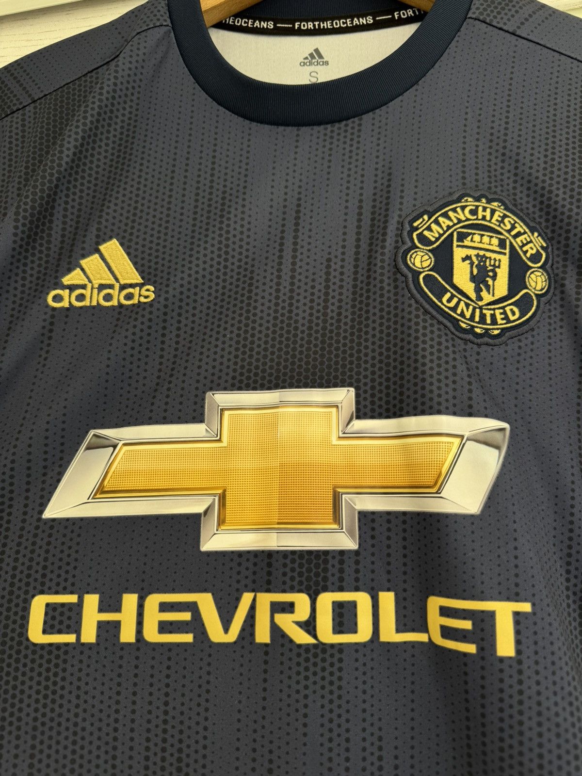 Adidas Manchester United 2018-2019 Third Soccer Jersey Football Kit Size US S / EU 44-46 / 1 - 6 Thumbnail