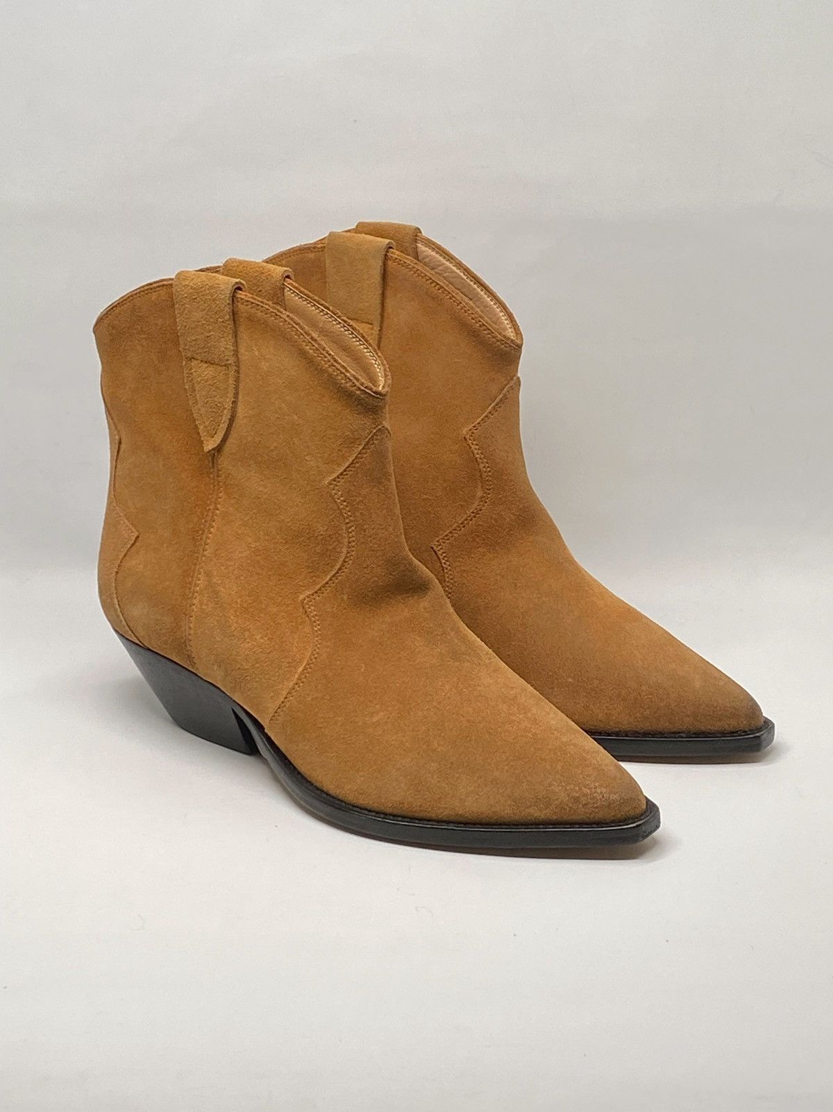Isabel Marant Isabel Marant Dewina Suede Western Booties size 37 Size US 7 / IT 37 - 1 Thumbnail