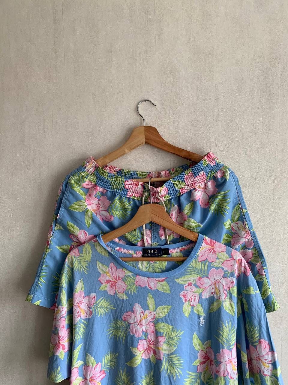 Polo Ralph Lauren × Ralph Lauren Mens Suit T-shirt and Shorts Floral Print Ralph Lauren Size US XL / EU 56 / 4 - 2 Thumbnail