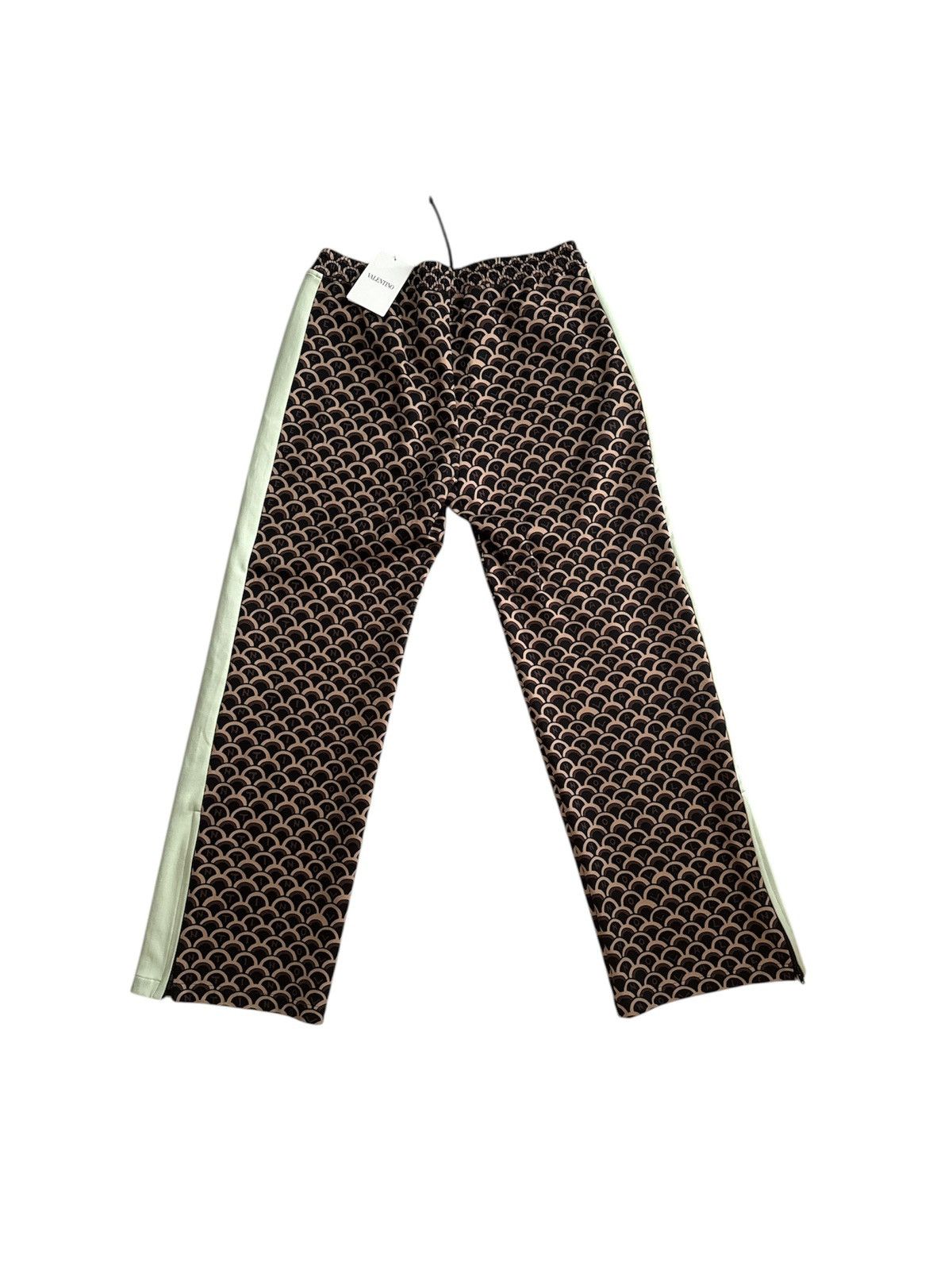 Valentino $1250 Men Valentino scallop Print pants size L Size US 34 / EU 50 - 2 Thumbnail