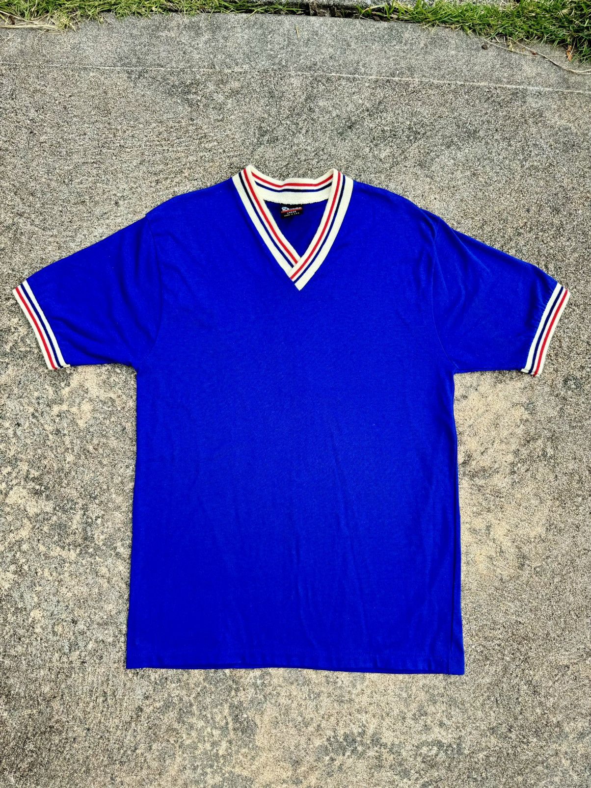 Vintage Vintage 80’s Soccer Jersey Size US L / EU 52-54 / 3 - 5 Thumbnail