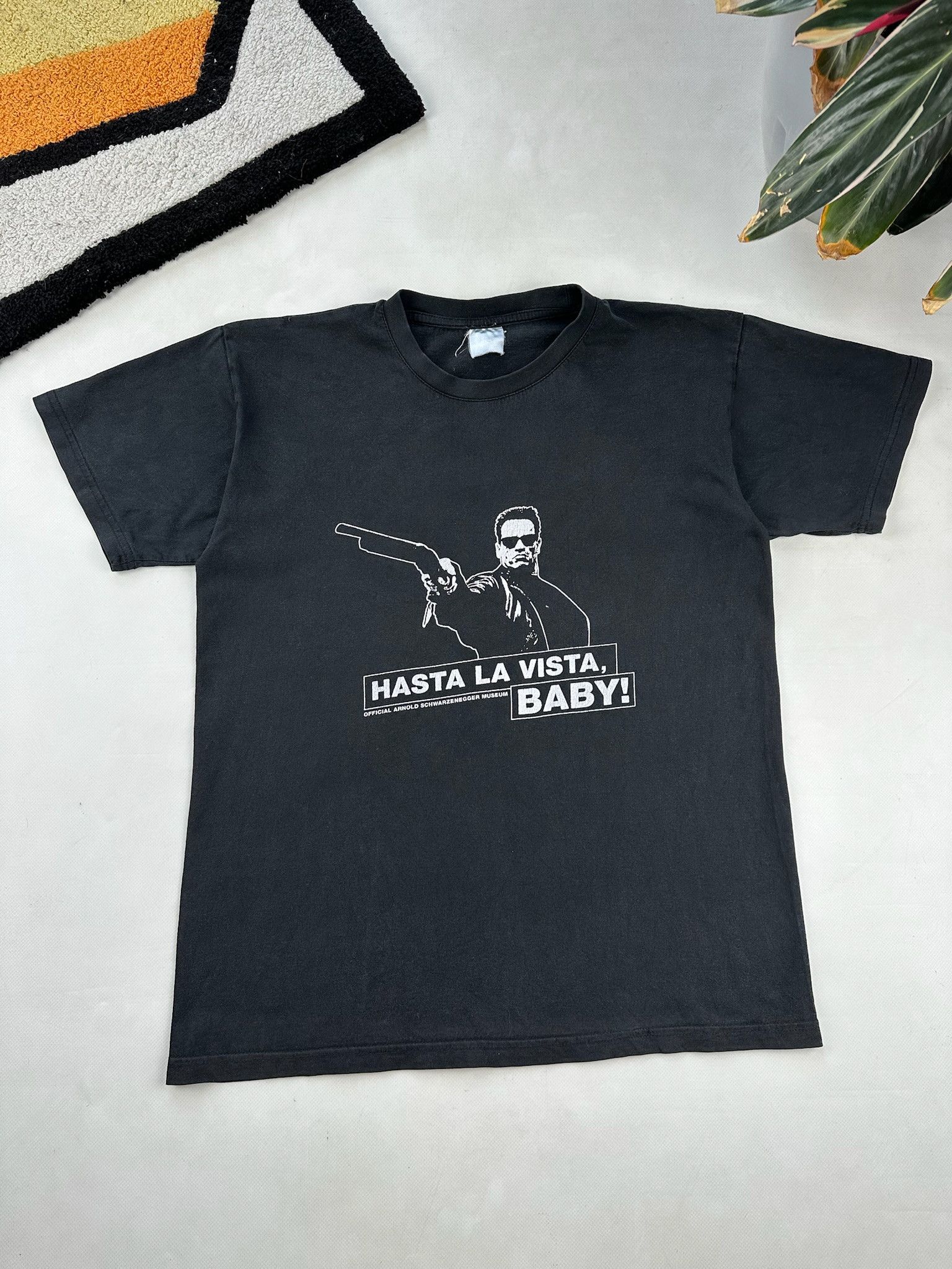 Other Vintage Terminator Tee Hasta La Vista ARNOLD SCHWARZENEGGER Size US L / EU 52-54 / 3 - 1 Thumbnail