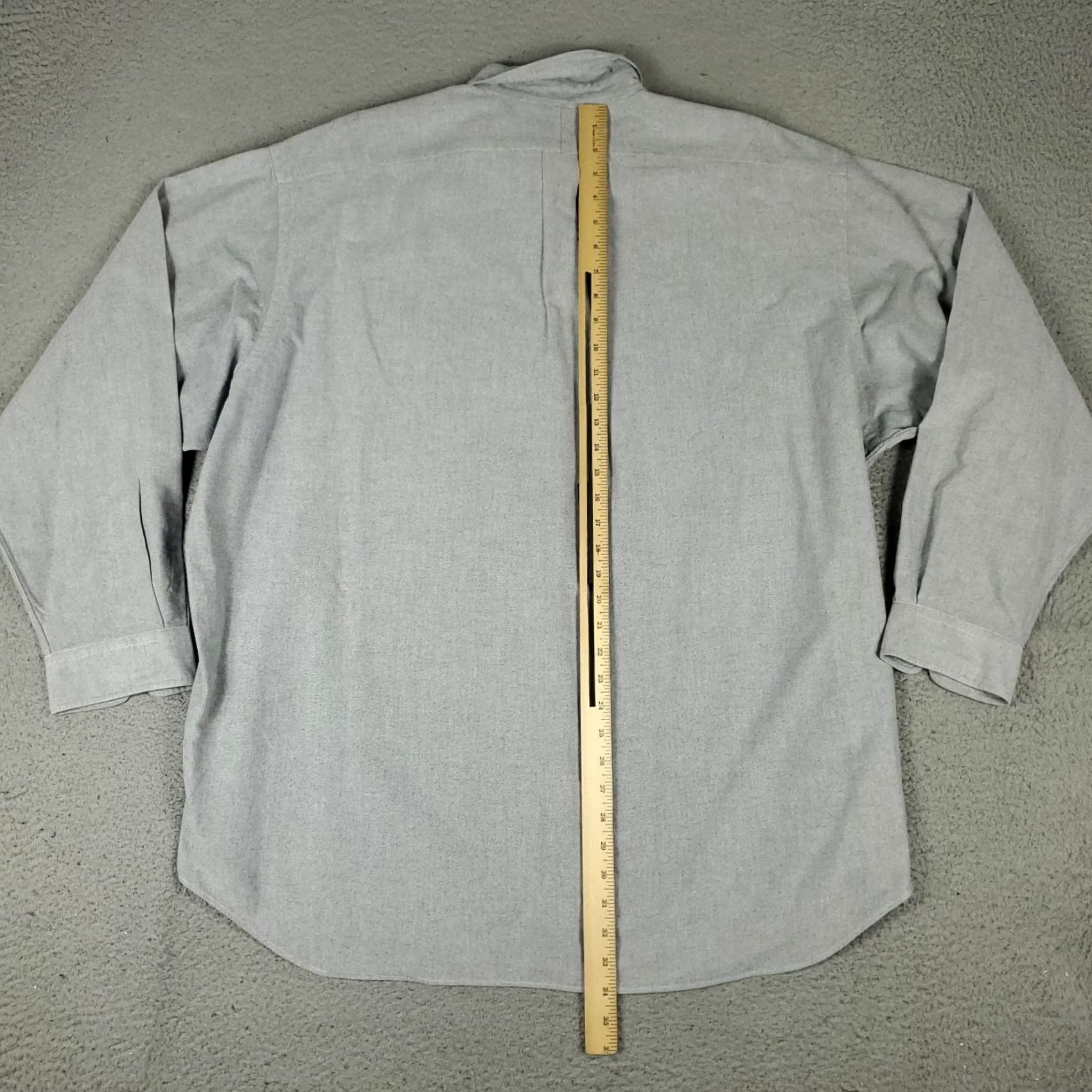 Ralph Lauren Ralph Lauren Shirt Mens 2XL Blue/Gray Dog Embroidered Button Up Long Sleeve Shirt Size US XXL / EU 58 / 5 - 3 Thumbnail