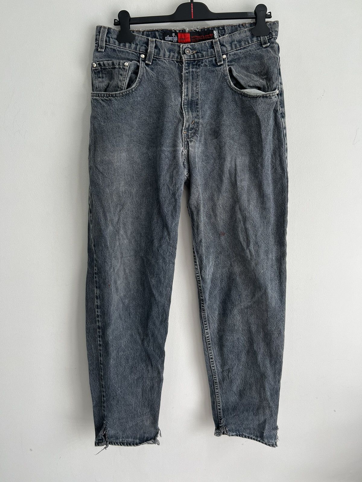Levi's Vintage Levis Silver Tab Denim Jeans Pants made in Usa 34x34 Size US 34 / EU 50 - 1 Thumbnail