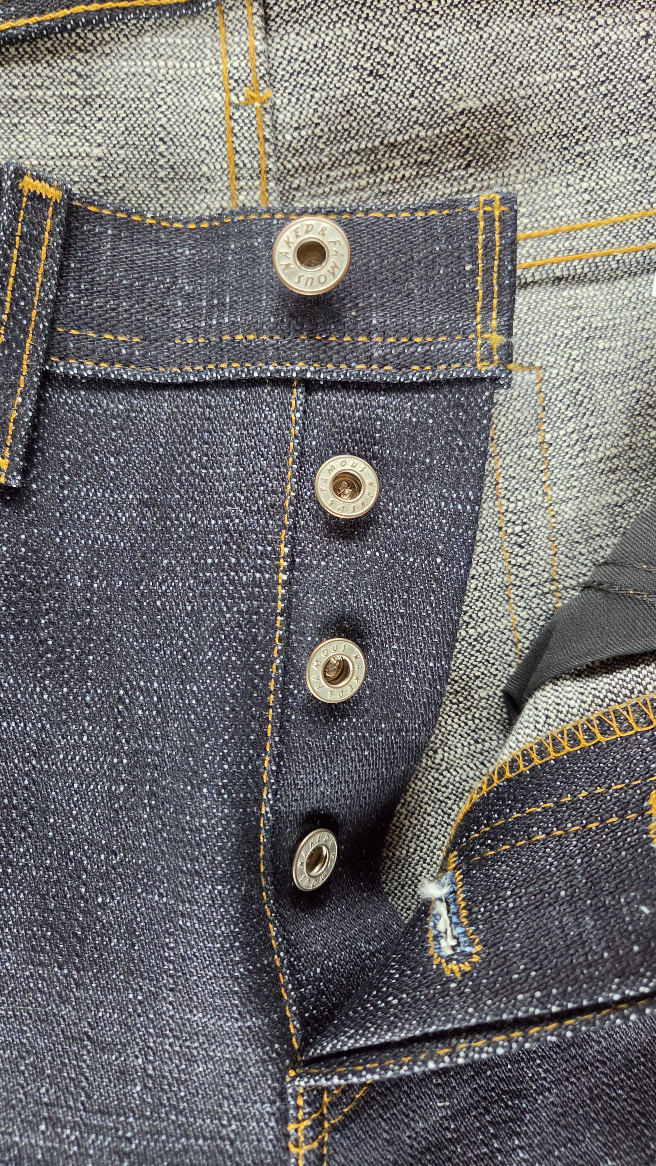 Naked & Famous Elephant 12, 20oz. Broken twill Size US 31 - 3 Thumbnail