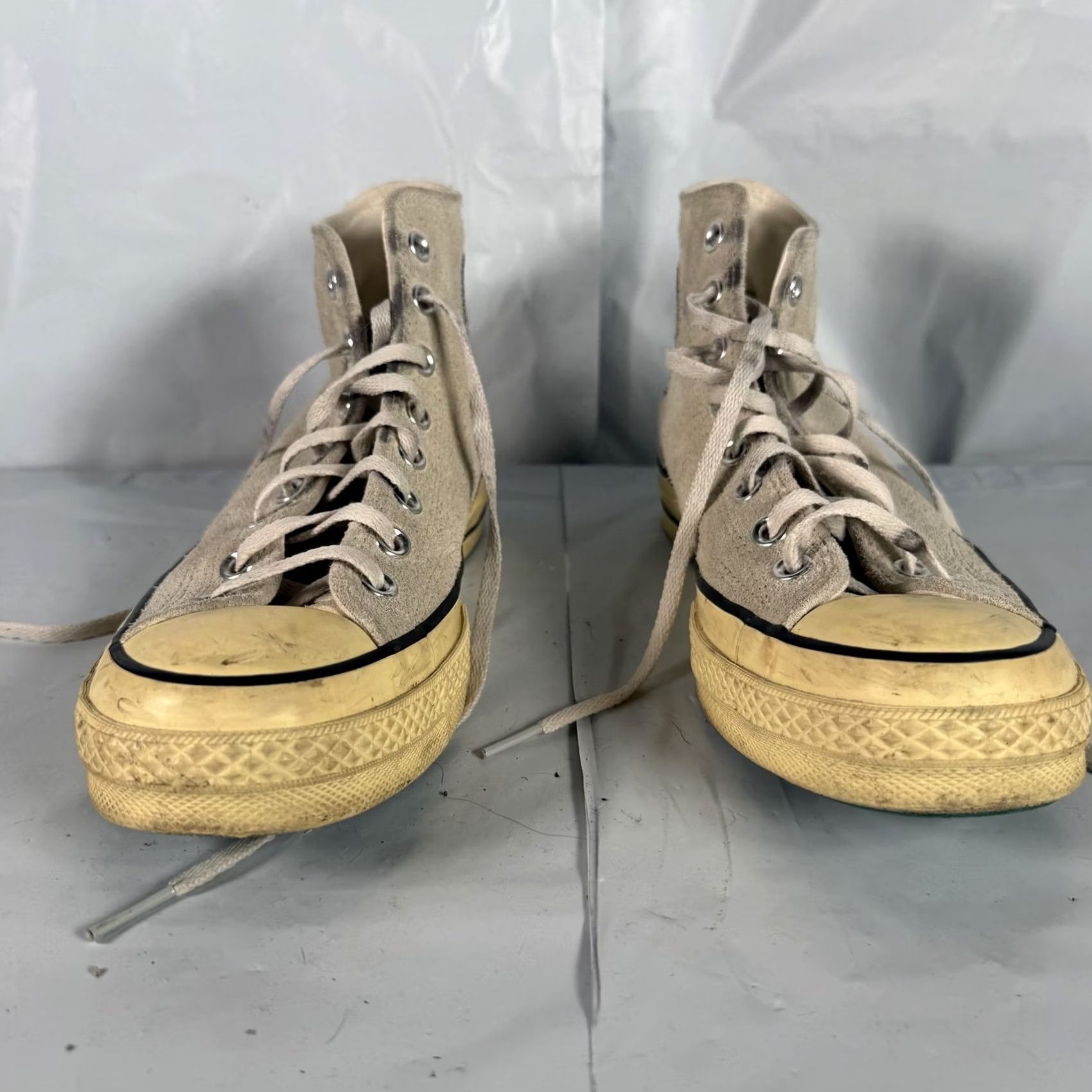 Converse Converse Chuck 70 thisisneverthat High Top Sneakers Beige Leather US 7.5 Men’s Casual Streetwear Womens Unisex Adults Shoes Size US M / EU 48-50 / 2 - 4 Thumbnail