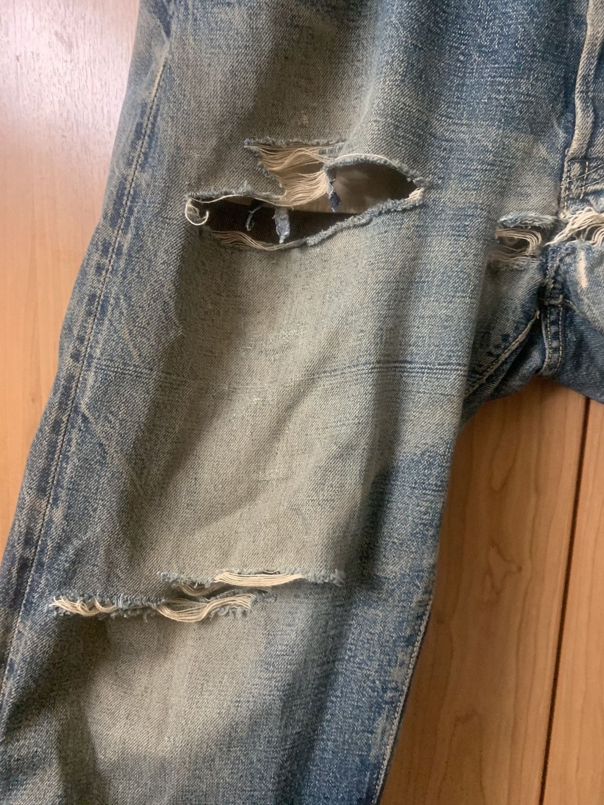 Japanese Brand Distress Japanese denim Size US 36 / EU 52 - 5 Thumbnail