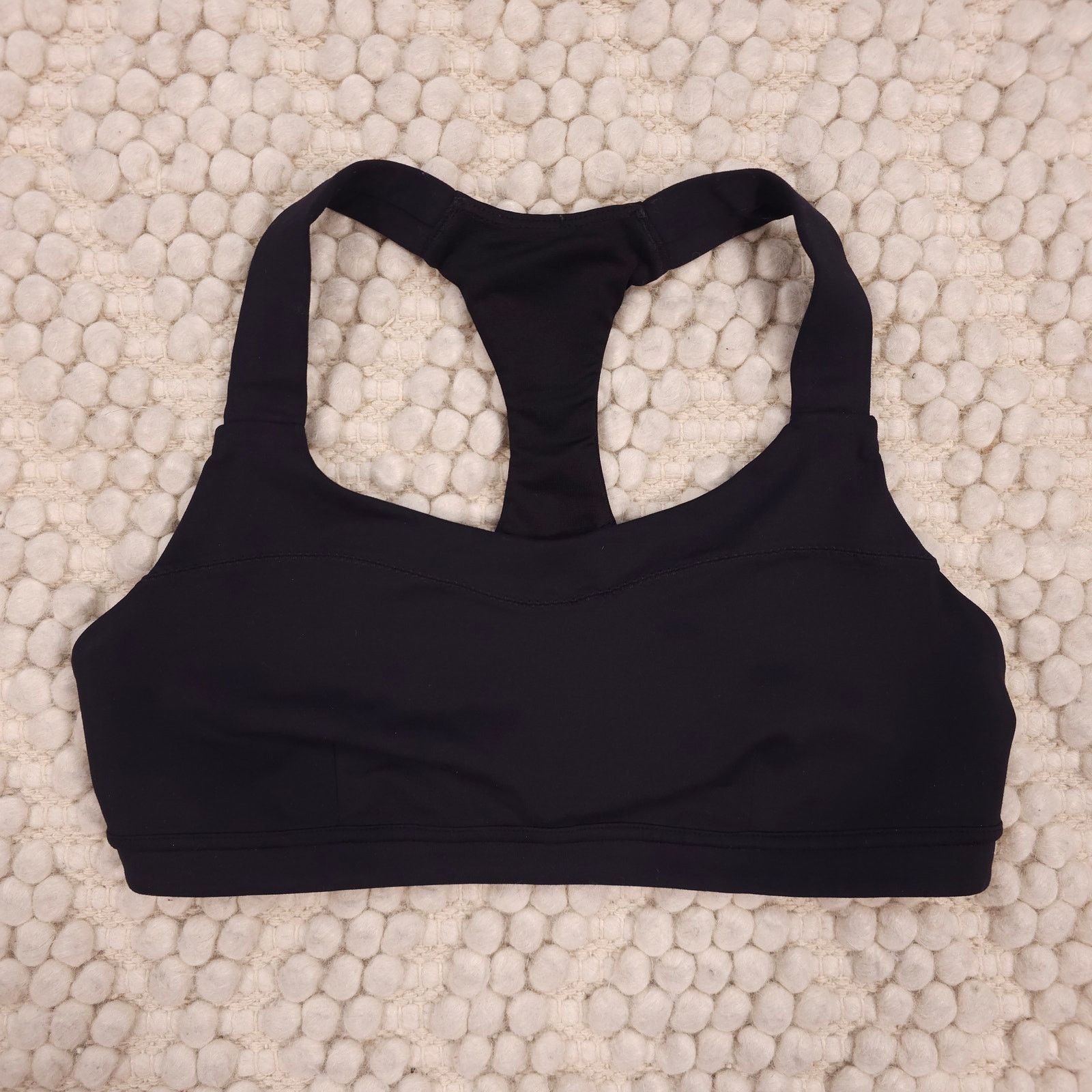 Lululemon Lululemon Run: Hook Me Up Bra Black Sz 8 Size ONE SIZE - 5 Thumbnail