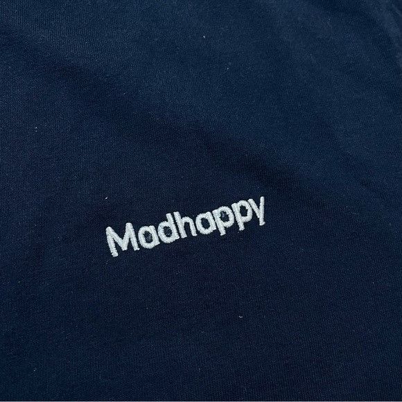 Designer × Madhappy NEW MADHAPPY NAVY CLASSIC HEAVY JERSEY LONG SLEEVE T-SHIRT L Size US L / EU 52-54 / 3 - 3 Thumbnail