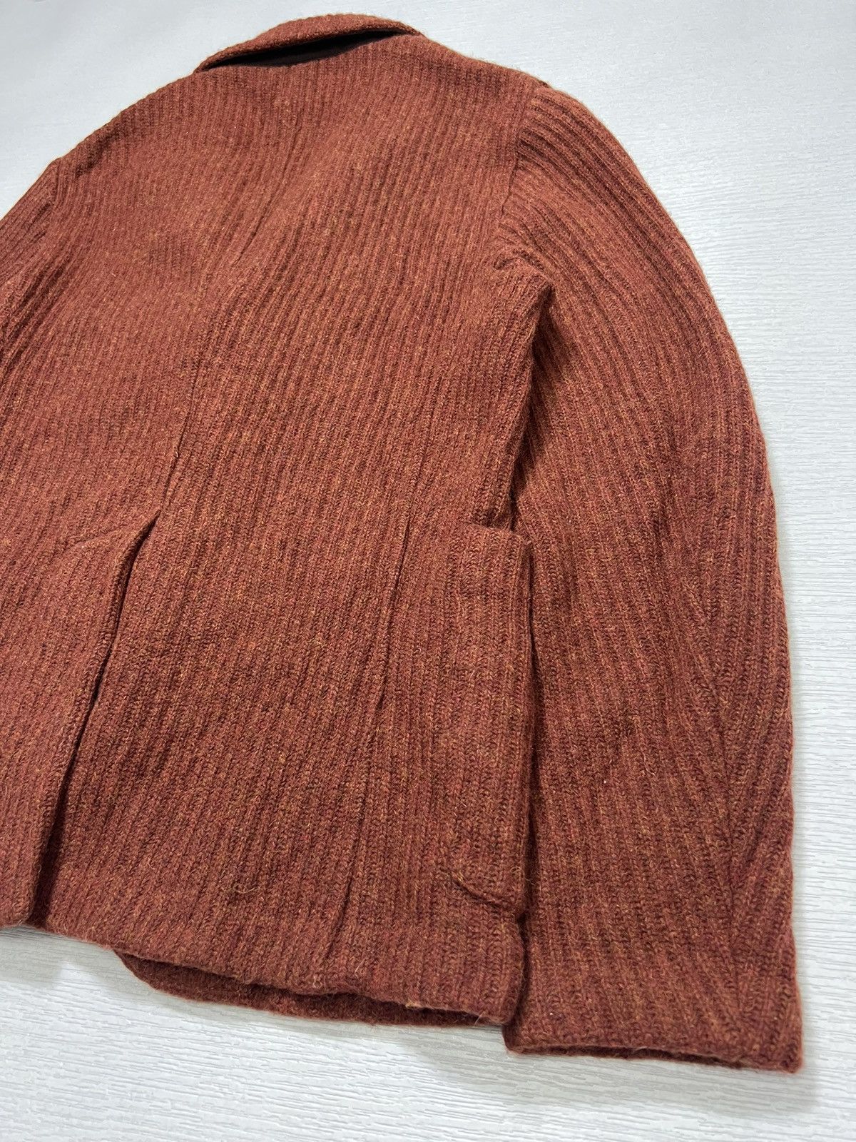 Barena Barena Venezia - Single Breasted Curduroy Knitted Blazer Size US M / EU 48-50 / 2 - 9 Thumbnail
