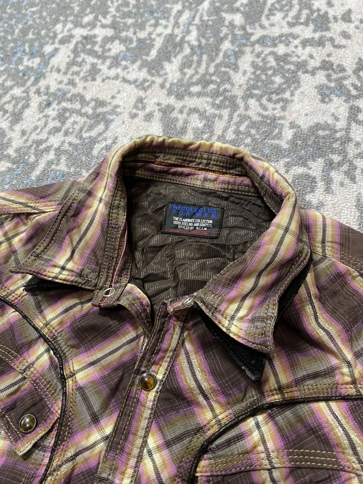 Nicole Club Nicole Club For Men Double Collar Shirt Size US M / EU 48-50 / 2 - 5 Thumbnail