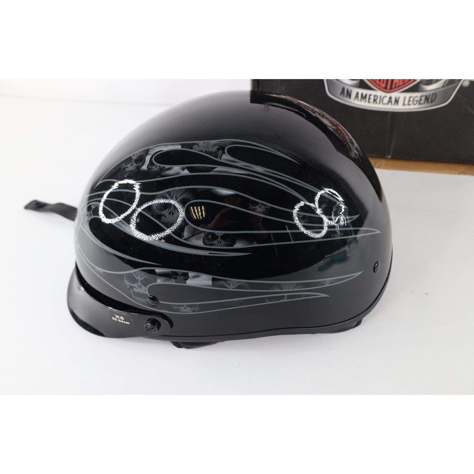 Harley Davidson × Vintage Deadstock Vintage Y2K 2004 Harley Davidson Skull Helmet Size ONE SIZE - 4 Thumbnail
