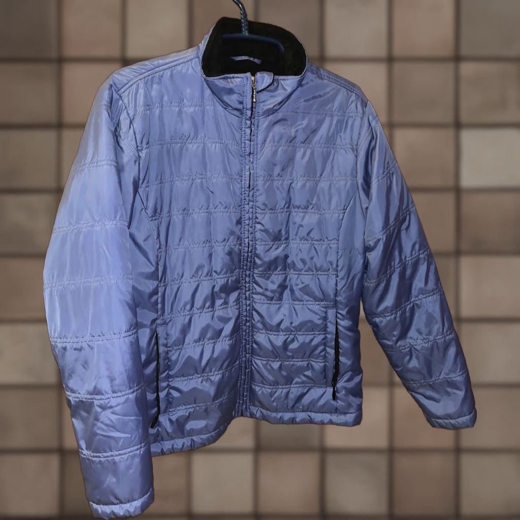 Vintage VINTAGE LL BEAN Women's Jacket Medium Blue Nylon Fleece Lined Outdoor Fall Spring Season Size M / US 6-8 / IT 42-44 - 1 Thumbnail
